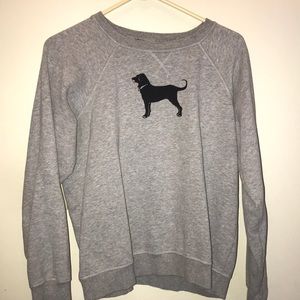 Black Dog gray crewneck